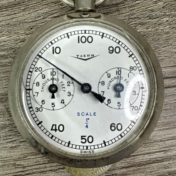 Vintage Swiss 1/4 Scale Tacro Opisometer Map Measuring Blueprint Tool - Picture 2 of 4